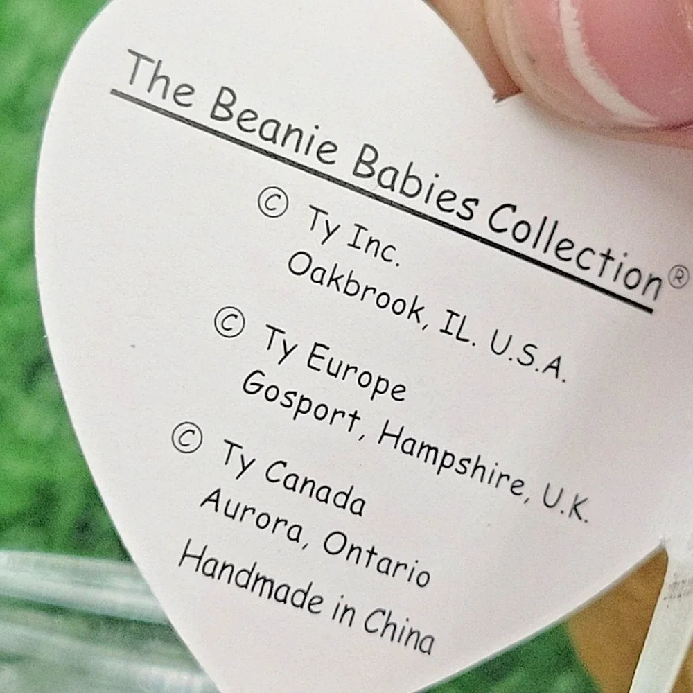 1998‎ Ty Beanie Baby Tiny the Chihuahua Rare, Rare Tag Errors Plushie Puppy